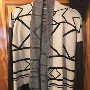 Twelve Street by Cynthia VINCENT sweater w/leather